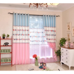 Rèm Vải 2 Lớp Màu Hường Hiện Đại